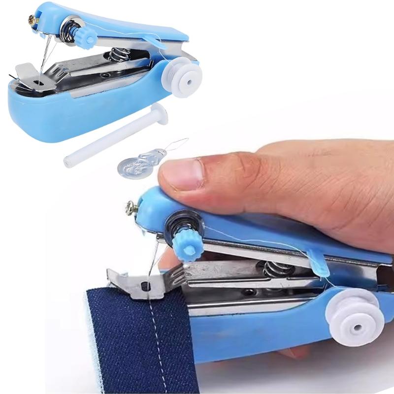 Handheld Sewing Machine Portable Sewing Machine Quick Sewing Manual Sewing Machine Handy Needlework Tool for Clothes