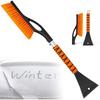 Snow Brush & Ice Scraper, 27 Inch, Ice Scrapers for Car Windshield, Detachable Snow Removal Tool with Ergonomic Foam Grip for Cars, Trucks, Suvs