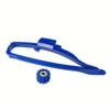 Motorcycle Blue Plastic Chain Guide & Slider Kit Direct Fit For Yamaha YZ450F YZ250F YZ125 Motocross Dirt Bike Accessories