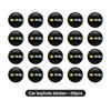 Car Door Keyhole Sticker Lock Protection Dustproof Decals For Renault Clio Koleos Megane Espace Dacia RS Kadjar ZOE Scenic A26