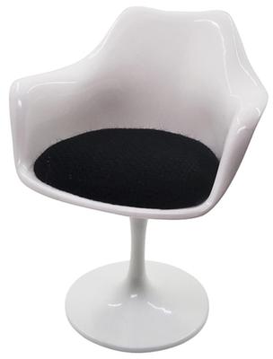 Cadeira AlegolT 16 Branco Preto Almofada Boneca Figura (Cadeira, Cadeira Giratória) TOCH02-W-BC