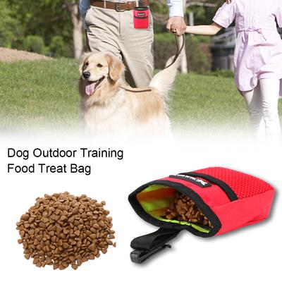 For Dog Outdoor Training Pet Feed Pocket Waist Pouch Pet Food Treat Bag Dog Accessories Snack Training Obedience Bag