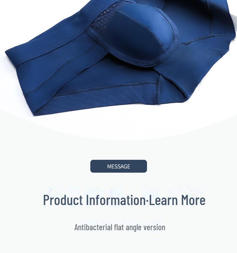 Pánské antibakteriální prodyšné kalhotky s nízkým střihem a kapsou ve tvaru U