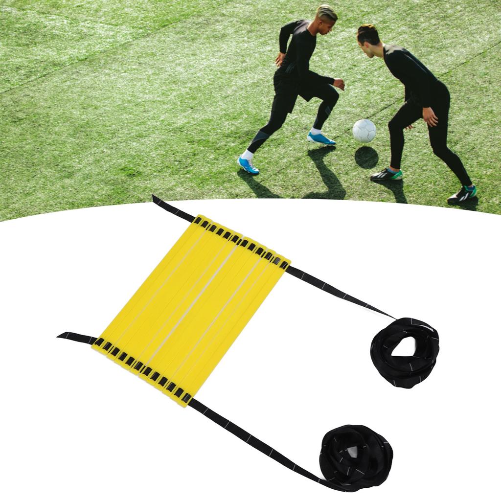 Agile Ladder Football Step Training Rope Ladder Agile Training Speed Ladder with Scale 6m 12 Rungs