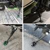 LEDISHUN Side Stand, Extended Plate Compatible with Kawasaki NINJA250, NINJA300, NINJA650, NINJA1000, ER4F, ZX6R,