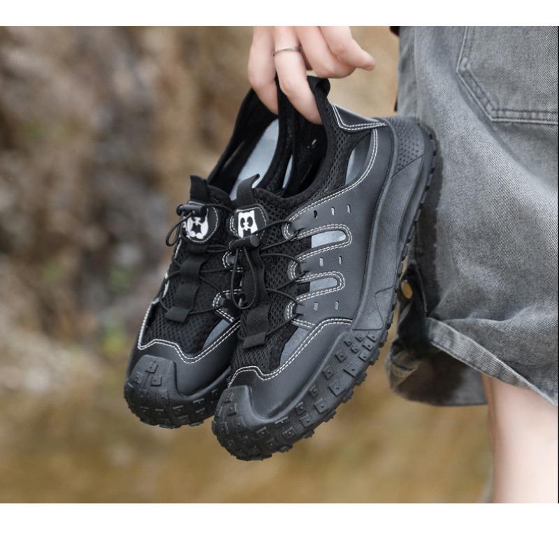Men's Outdoor Breathable Clogs, Fashion Slip-on Soft Sole Comfort Casual Shoes for Teenagers