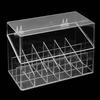 18 Holes Acrylic Dental Ligature Tie Case Orthodontic Ligature Tie Placer Holder Transparent Storage Box Organizer