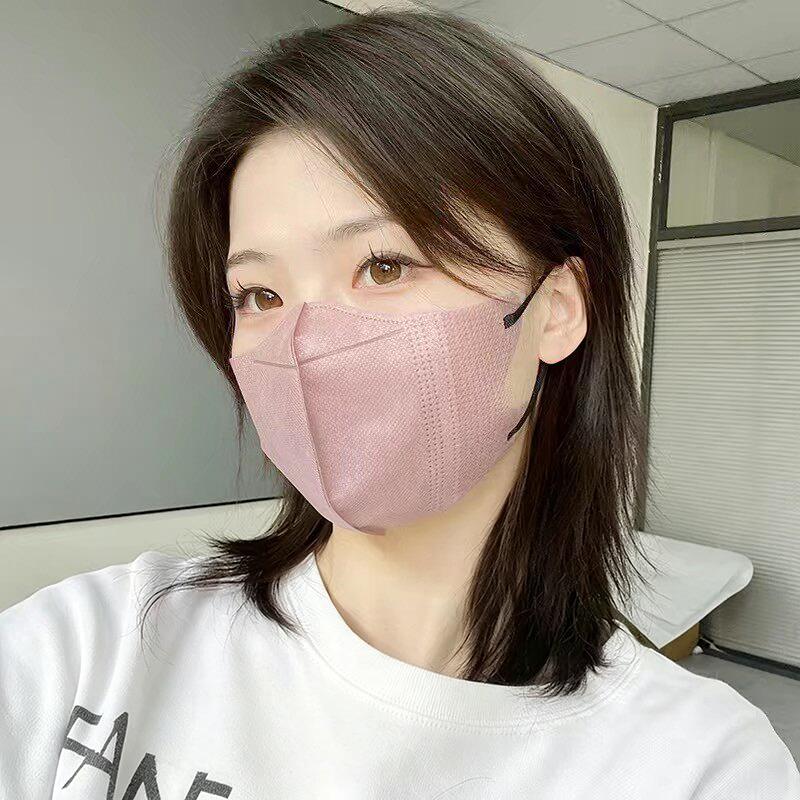 100Pcs 3D Protective Masks Efficient Protection Breathable Fashion Protective Masks Fashionable Face Masks Disposable Masks A5