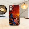 Cartoon I-Invincible  Phone Case For SamsungA10,12,20,21S,30,31,40,50,51,52,70,71 Transparent Cover