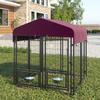 PawHut - Chenil Extérieur pour Chiens - Acier - 120x120x138cm - Multicolore