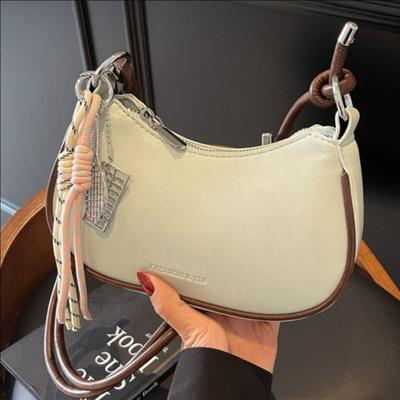 Trendy Underarm Bag Women'S Casual Versatile Commuter Shoulder Bag Simple Foreign Light Luxury Messenger Bag