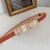 Classic Stylish And Womens Waist Belt In Various Colors Perfect For Summer Dresses And Casual Pants
