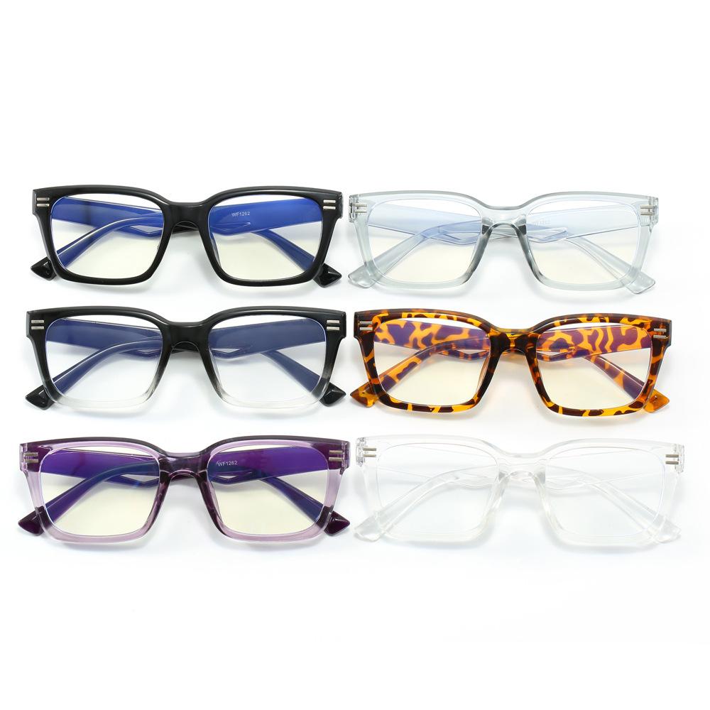 Transparent Square Computer Glasses Frame Women Men Anti Blue Light Rectangle Eyewear Blocking Optical Spectacle Eyeglasses