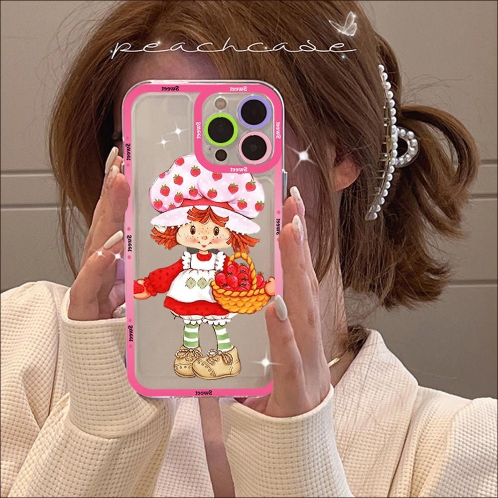Husa de telefon Strawberry Shortcake pentru iPhone 14 13 12 11 Pro Max XS X XR SE 2020 6 7 8 Plus Mini Husa de protectie