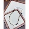 French Style Crystal Clavicle Chain Fashion Fancy European and American Style Necklace Black Niche Style Unique Pearl Necklace Necklace