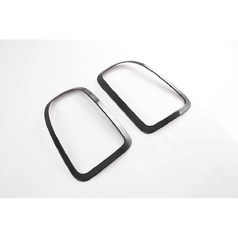 For Mini Countryman F60  -2025 Car Accessories Carbon Fiber Style Trim Tail Light Rear Back Frame Lamp Cover molding