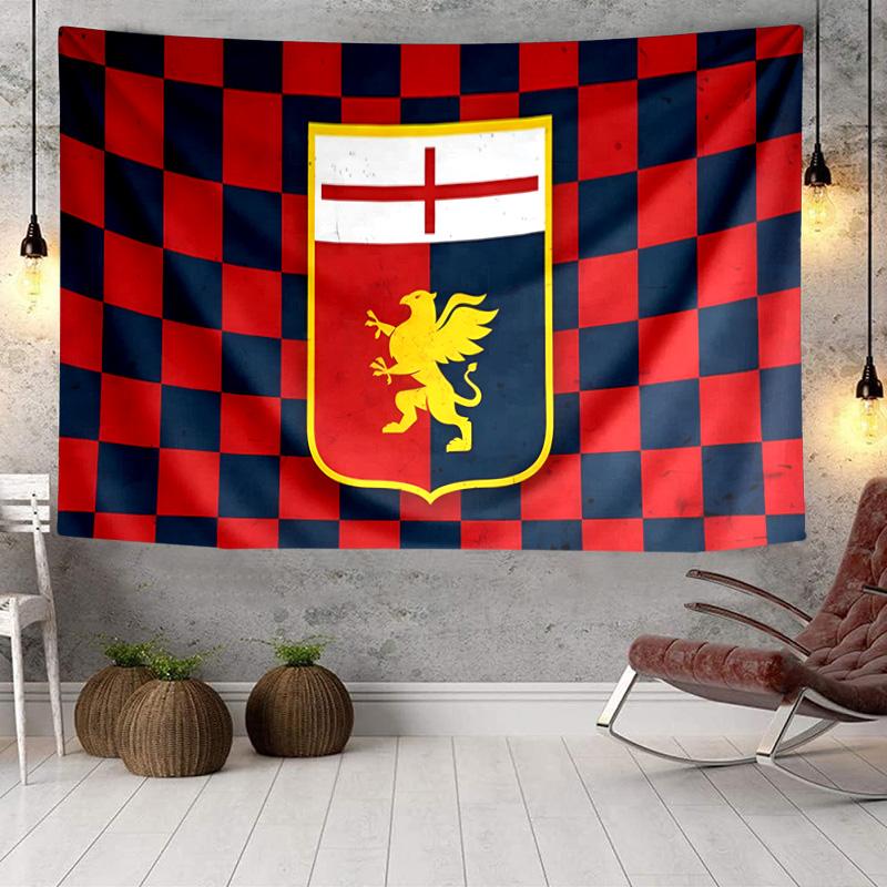 Lion Shield Genoa Tapestry, Unique Design Tapestry, Wall Decor for Bedroom,Livingroom, Playroom,Heartwarming Fan Holiday Gifts