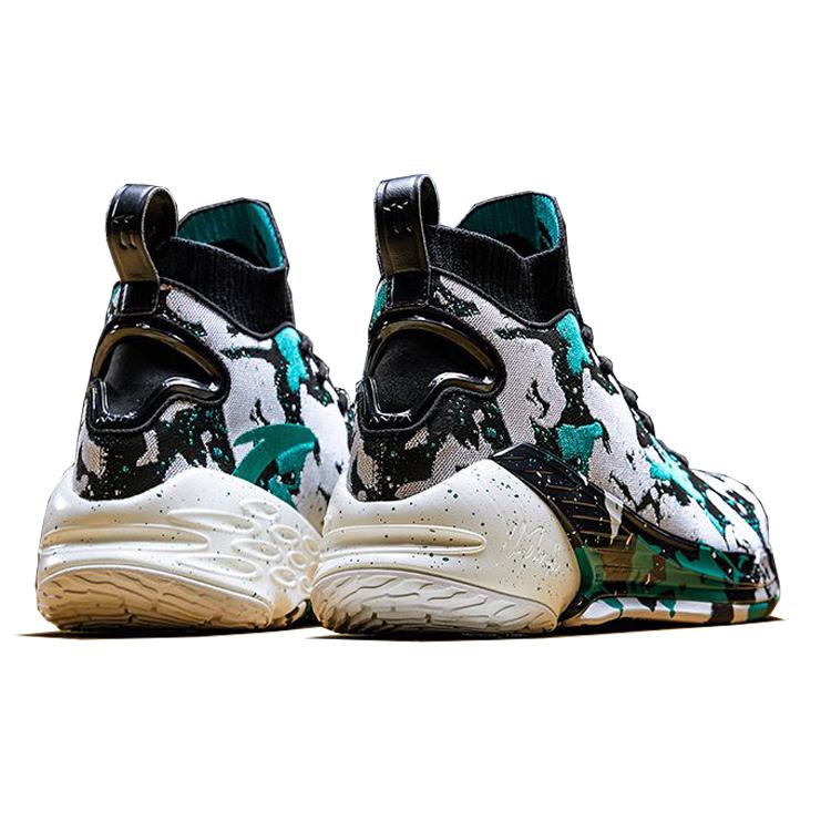 Anta KT4 Klay Thompson High Top Performance Basketball Shoes Men's Black Green 11841101-13