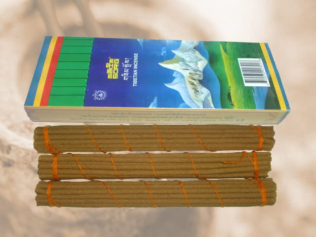 Men-Tsee-Khang/Men-Tsee-Khang Incense - Value Pack Triple SORIG Tibetan Incense Big, Approx. 20 Sticks X 3 Bundles