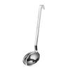 Multifunctional 304 Nonrust Steel Soup Ladles With Hanging Hook And Strainer For Cooking And Serving