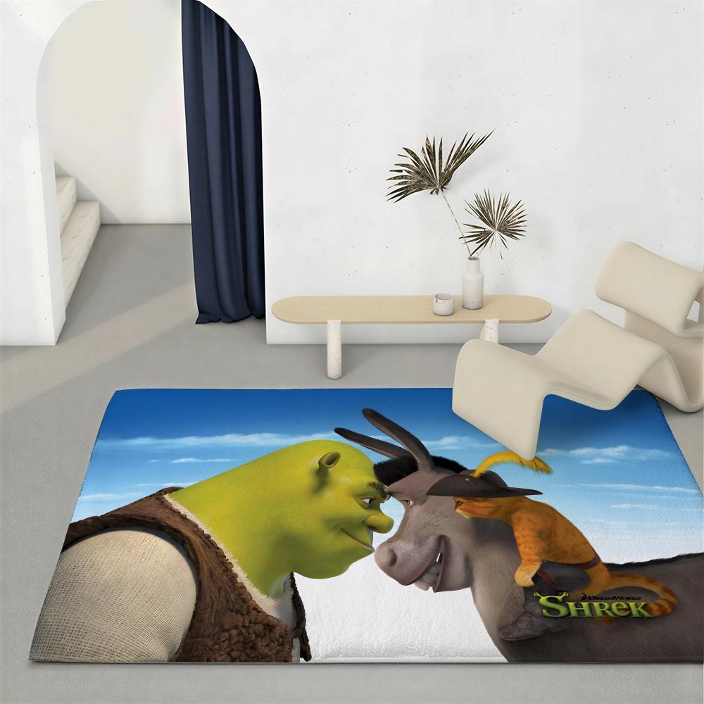 Klassieke Film S-ShrekS Vloermat Eco-vriendelijke Flanellen Deurmat Antislip Geurloos Zacht Kort Pluche Binnen Vloerkleed