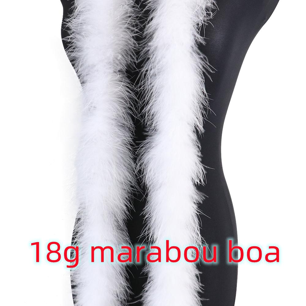 2 Meter Weißer Truthahn Chandelle Federn Boa Voll Straußen Marabou Boa Besatz Für Hochzeitskleid Weihnachtsfeier Basteln Dekoration