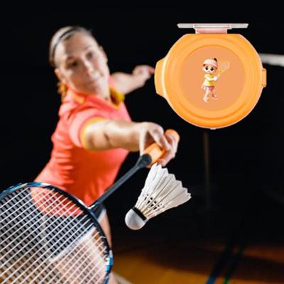 1 Set Fitness Indoor Outdoor Game Spin Batting Practice Racket Training Self Training Badminton Badminton Trainer