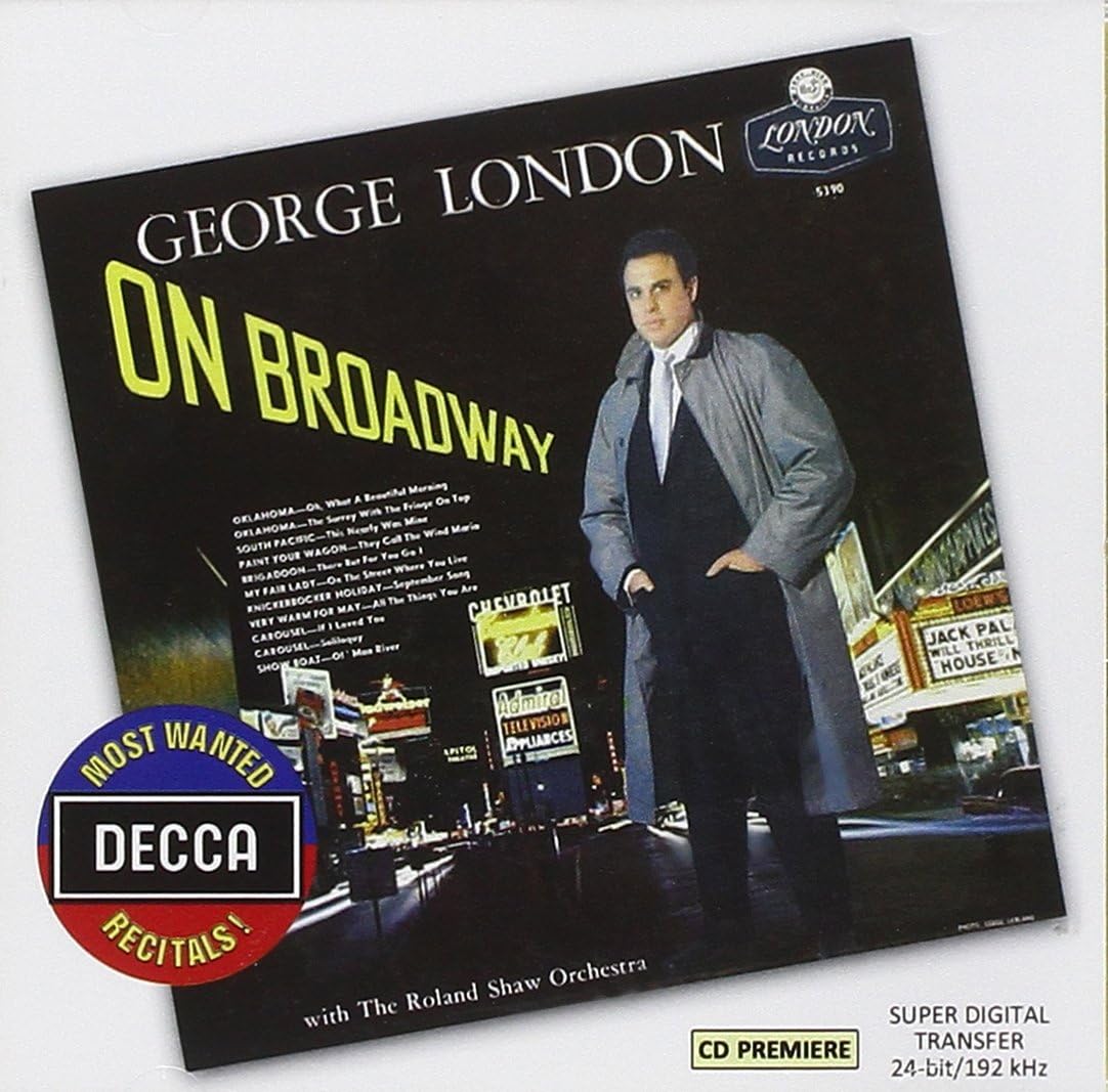 

CD GEORGE LONDON - On Broadway -Ltd- 4808163 Non Japan Classical Used
