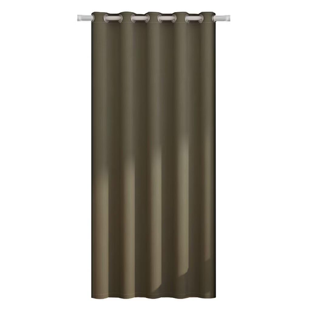 

Karado Kobo Перегородка для затемнения Термоизоляция Класс 1 190см 100см Одинарная Сплошная Полная Люверсы Натяжение Энергосбережение Гостиная Скандинавский Кофейный Цвет Шторы,