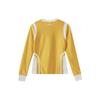 Nike X Ambush NBA Lakers Letter Print Splice Pullover Crew Neck Sweatshirt Women Tops Gold DB9568-723