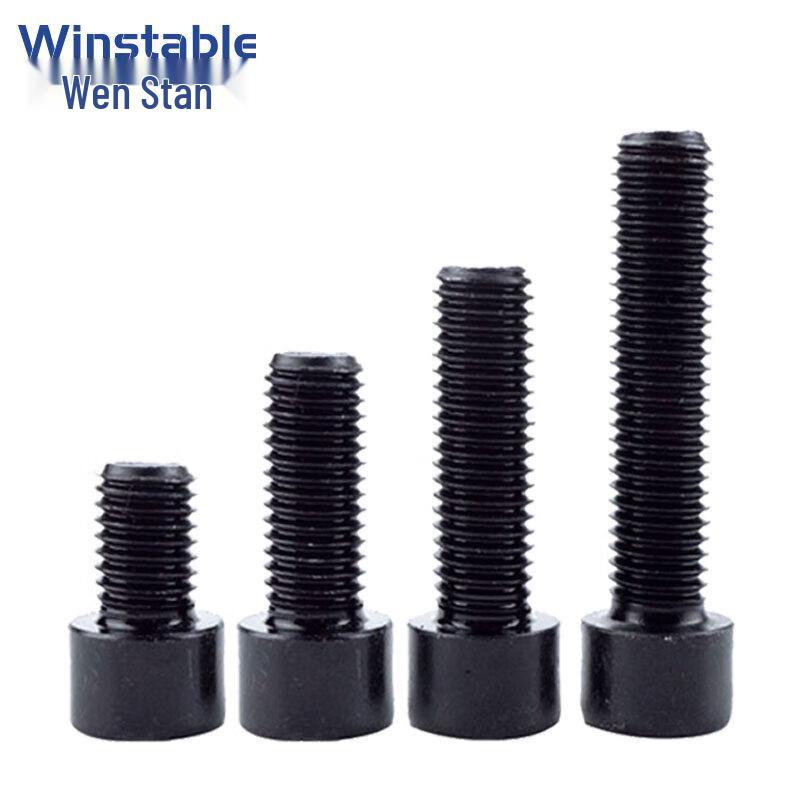 WENSTAAN Grade 8.8 Blackened Carbon Steel Hex Socket Cap Bolts