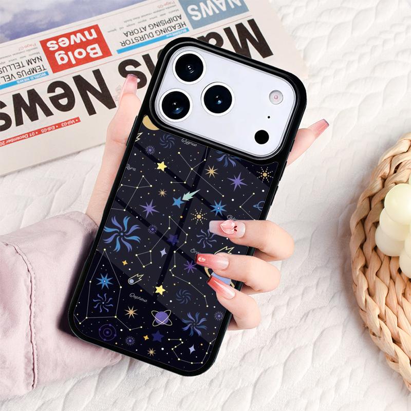Starry Night space constellations stars Phone Case For IPhone 17 16e 15 14 13 12 11 Pro Max Air Mini Soft Protective Cover