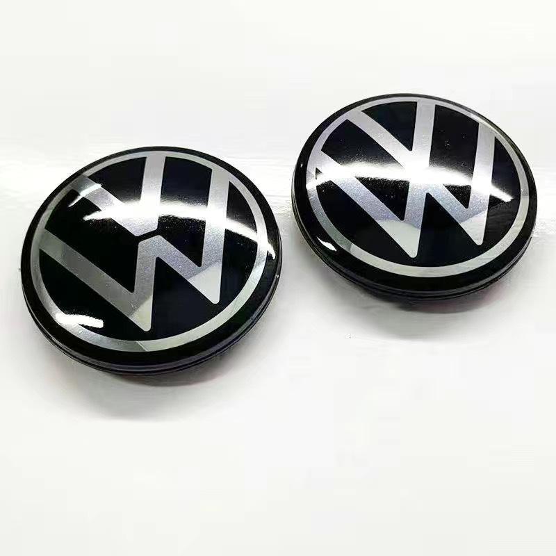 Compatible Wheel Hub Center Cap for Volkswagen Lamando, New Phideon, Touran, Passat - 5-Spoke Design by Guanqin