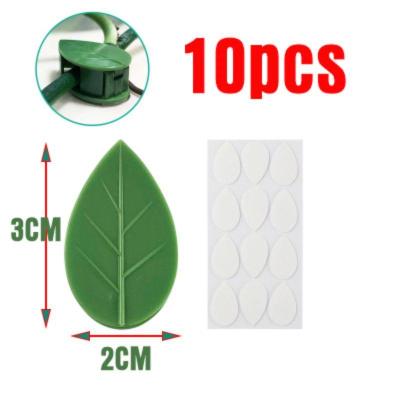 10/20PCS Invisible Plant Climbing Wall Fixture Clips Acrylic Sticker Self-Adhesive Hook Plant Vine Traction Holder Indoor Outdoor