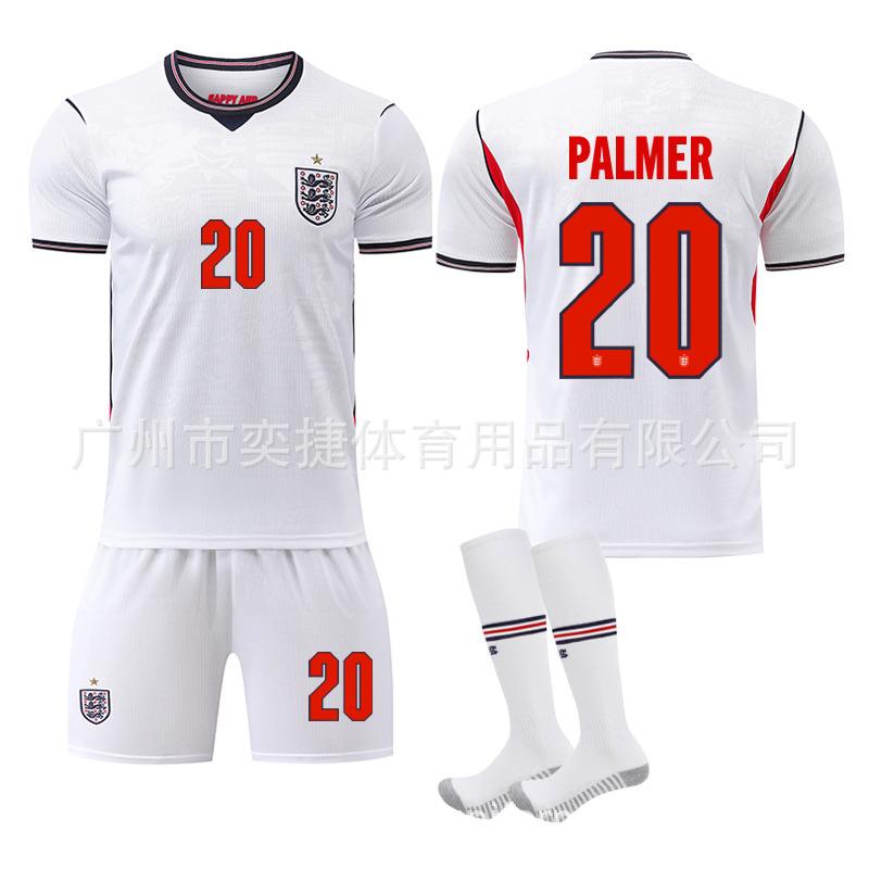 2627 World Cup England Main Jersey No. 9 10 Bellingham No. 20 Football Jersey Adult Children Cross-border Out