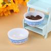 2Pcs 1:6 Dollhouse Miniature Bowl Blue And White Bowl Kitchen Tableware Decor
