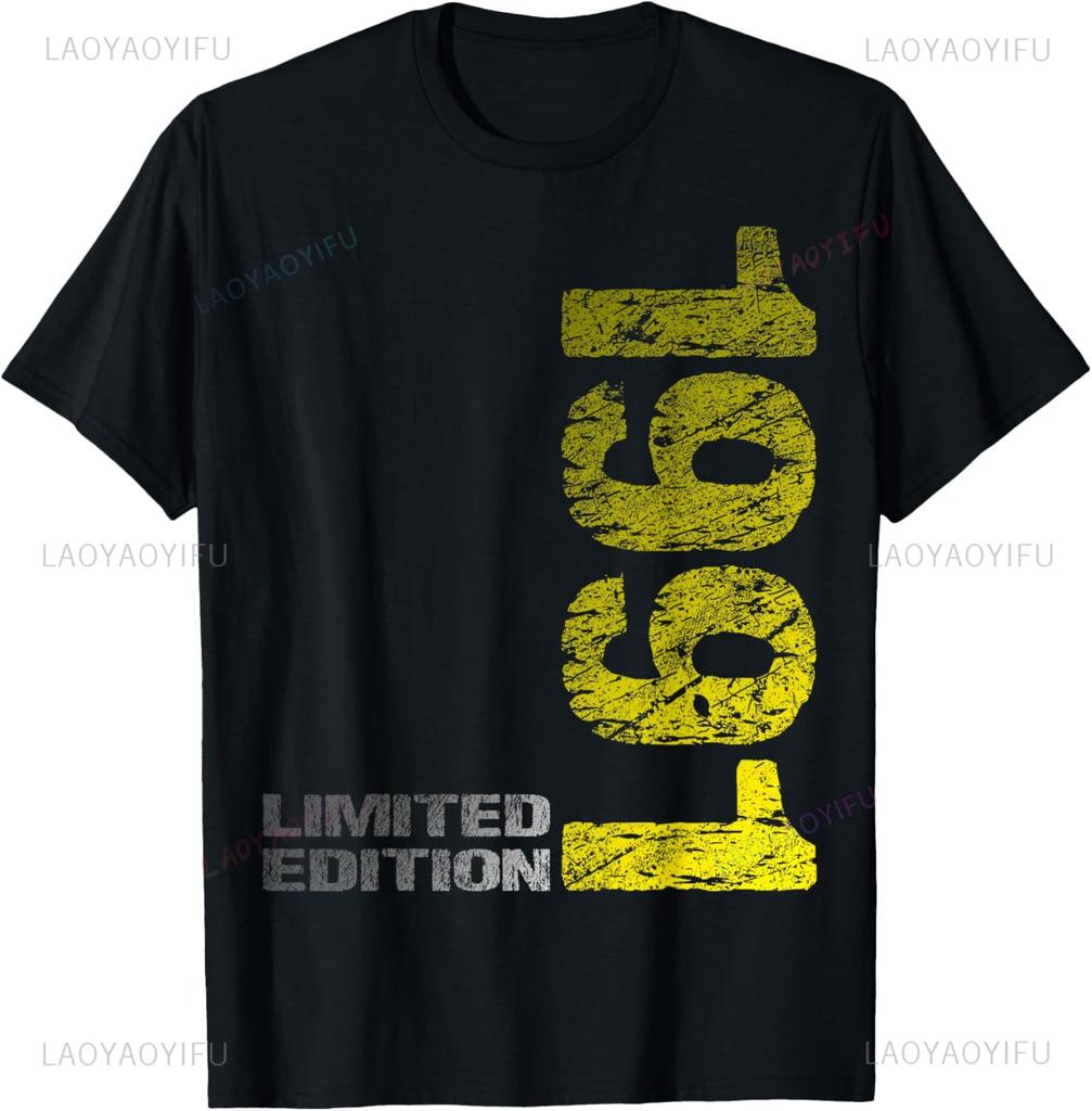Vintage Limited Edition 35th Birthday Gifts Men Women 35 Years Old 1991 TShirt Cotton Graphic T Shirts Short Sleeve Camiseta