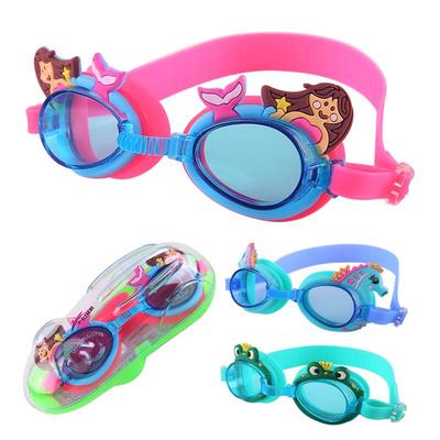 High-End Kids' Animal Cartoon Swimming Goggles – Waterproof, Fog-Proof, HD Vision