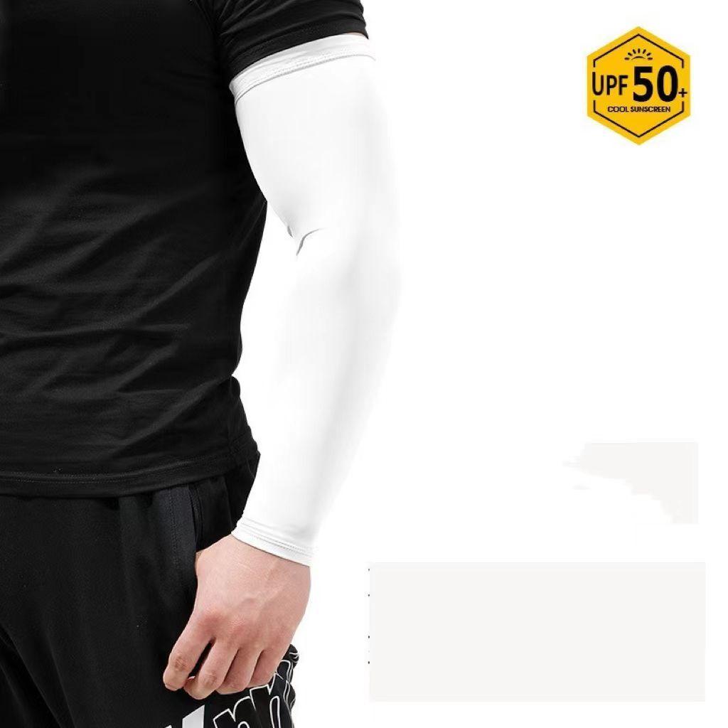 1 Pair Cycling Arm Sleeves Ice Fabric UV Solar Arm Sleeves Woman Men Sunscreen Running Cycling Sleeve Outdoor Sport Cycling