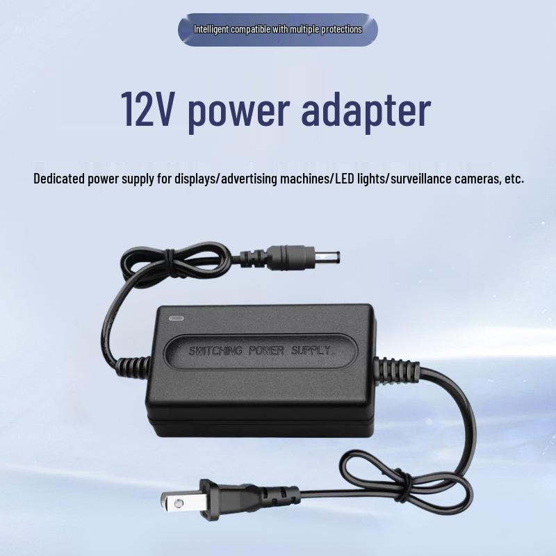 12V 2A Desktop Power Adapter - 24W European, British, Australian, American Standards