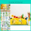 Cute Cartoon Themed Interactive Puzzle Stickers For Kids Educational Fun Sets