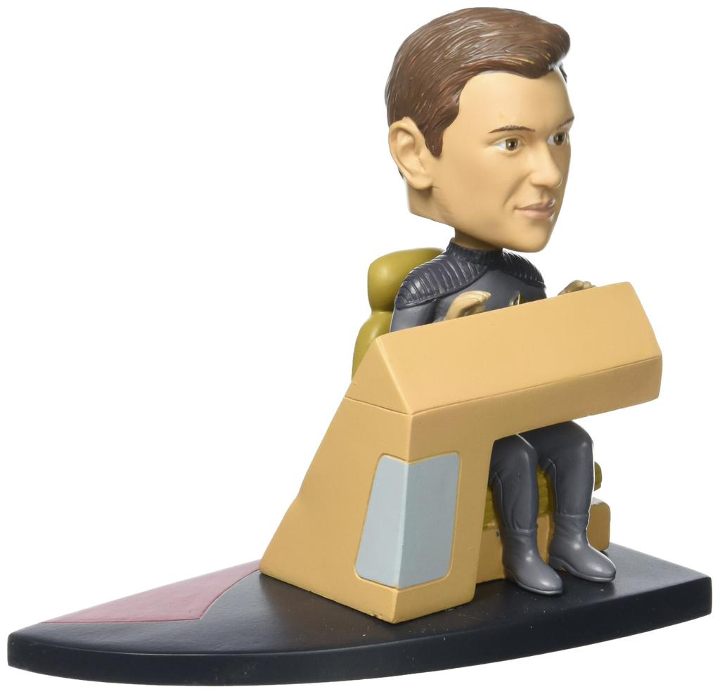 Star The Next Generation Wesley Crusher Deluxe Bobblehead Figure Bridge Painted Complete Figure Trek (with Parts) Non-scale