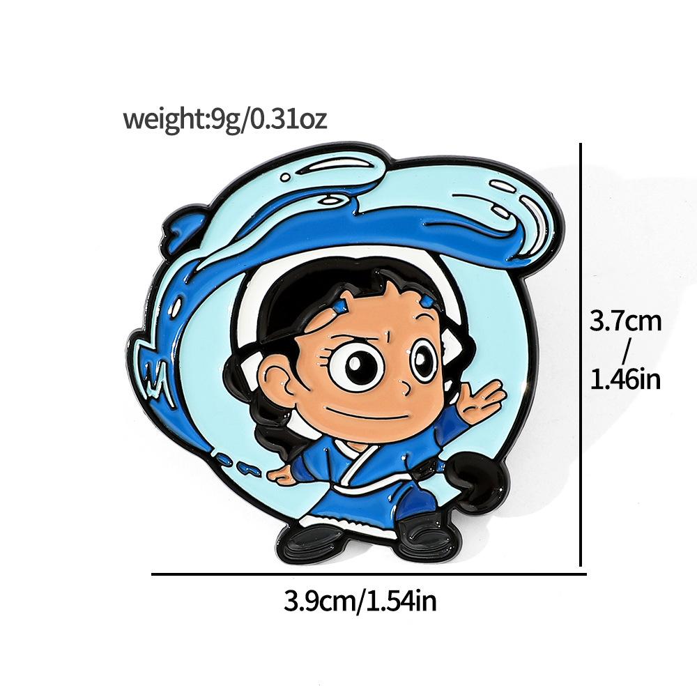 Креативная Личность Аватар Персонаж Металлический Значок Сплав Масляная Капля Брошь Булавка Украшение