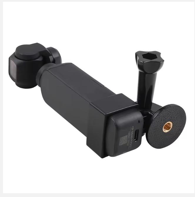 For Osmo Pocket Accessories Protector Cover Case Extend + Long Screw 1/4 Tripod Adapter Base Mount For DJI Action Camera