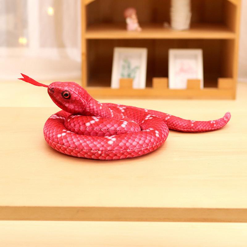 Toy Snake Plush Simulation Fill Dolls Room Decor Gift Toys Prank Prop Garnish