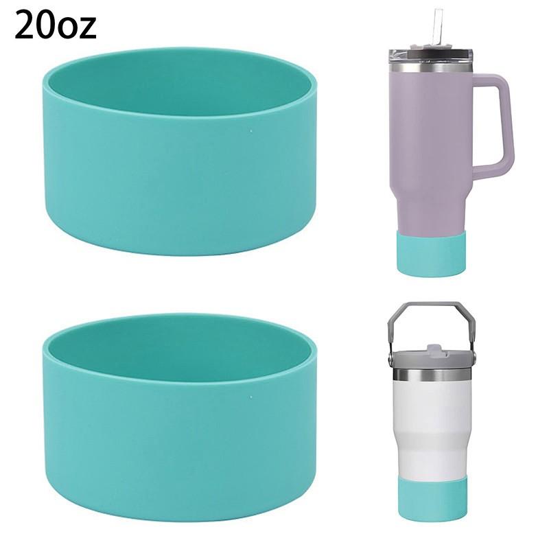 2 Pieces Of 7.5cm Silicone Solid Color All-match Fashion Environmental  Space Cup Bottom