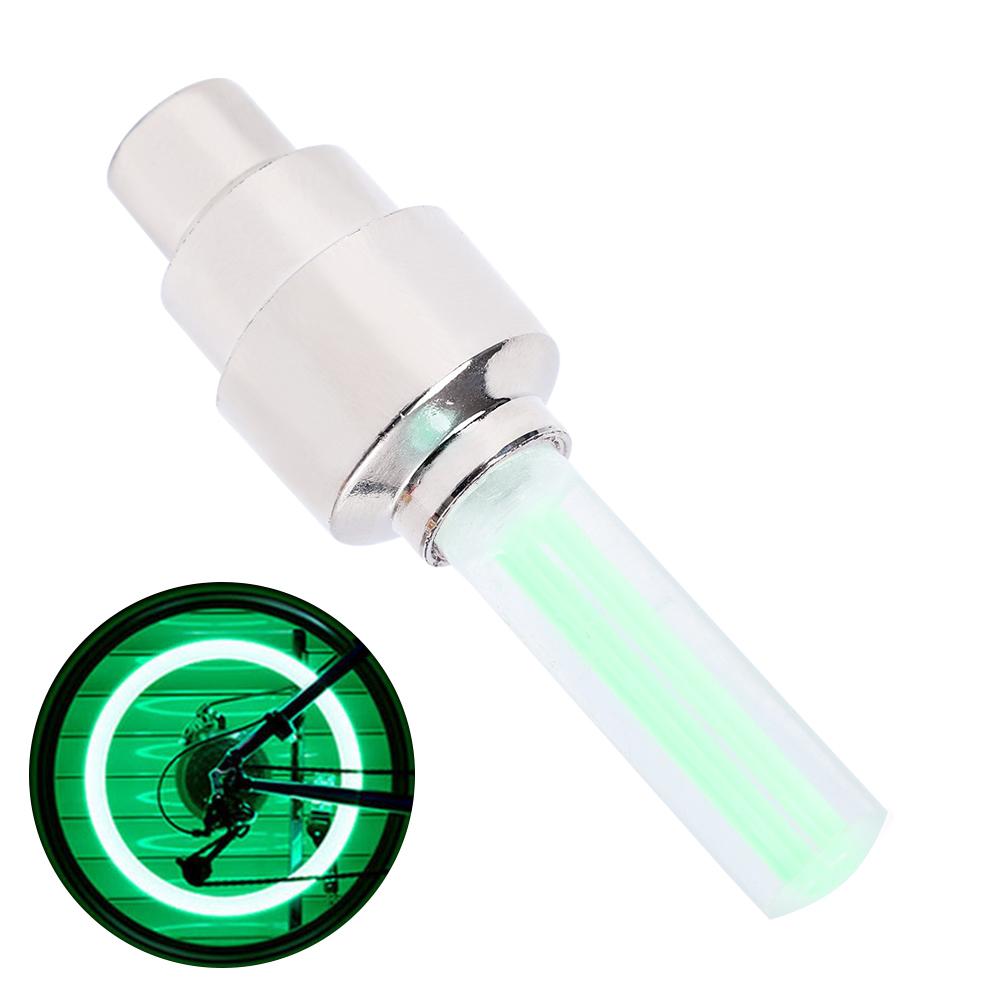 2Pcs Bicycle Lights Motion Sensor LED Lights with Batteries for Road MTB Mountain Bike Tyre Tire Valve Cap Bicycle Accessories
