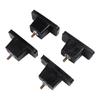 Rubber Vibration Dampers 4 Pack for Outdoor Air Conditioner Units Offering Shock Absorption and Stable Base Support
