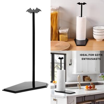 Halloween Tissue Dispenser Paper Towel Holder Vertical Napkin Storage Rack for Kitchen and Living Room Decoration