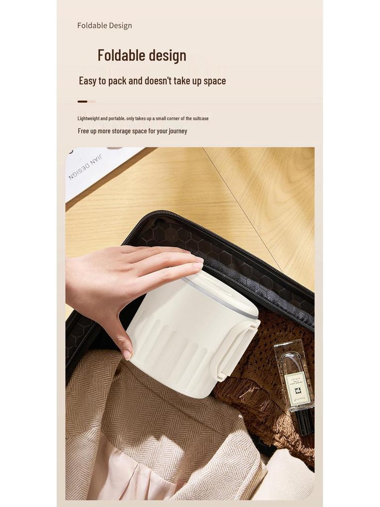 Portable Electric Stainless Steel Folding Travel Kettle for Boiling Water